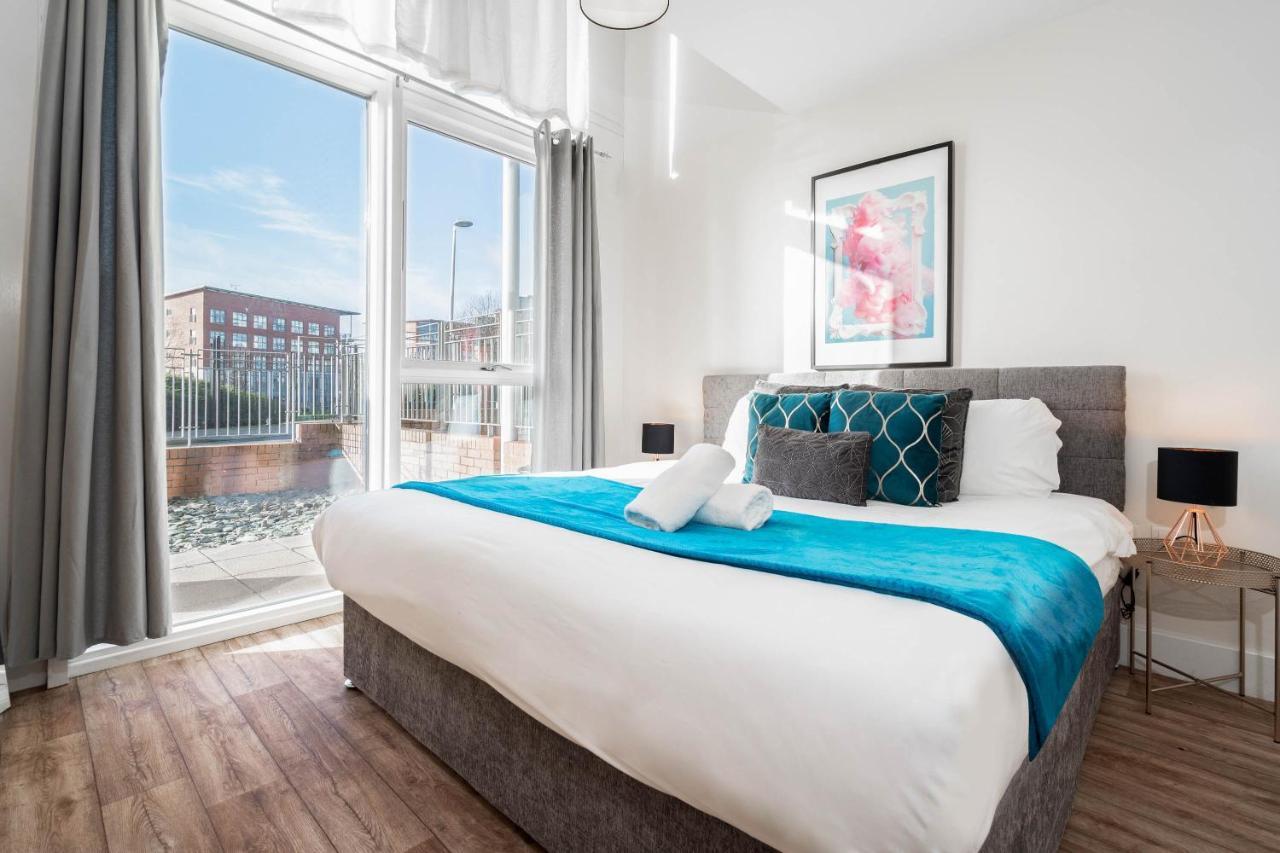 City Centre Apartment - Parkside Terrace - King Size Bed - Parking - Top Rated Birmingham Exterior photo